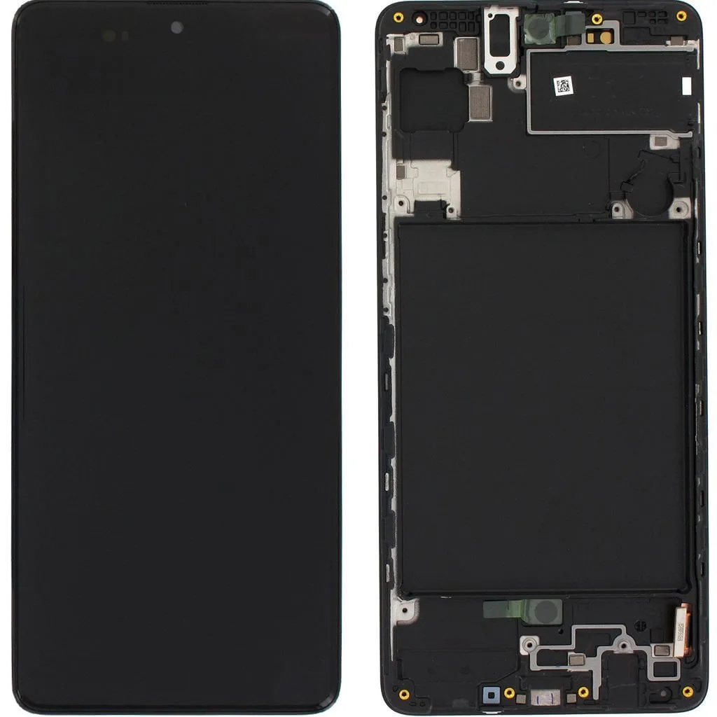 Samsung Galaxy A71 Tam Ekran SM-A715 Uyumlu Lcd Ekran Full