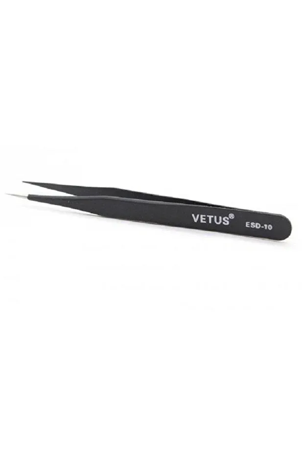 Vetus ESD-10 Anti Statik Paslanmaz Çelik Hassas Cımbız